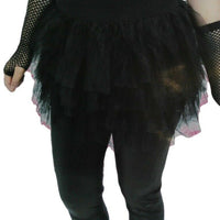 Black Tutu Women 80s Skirt Costume Outfit - One Size