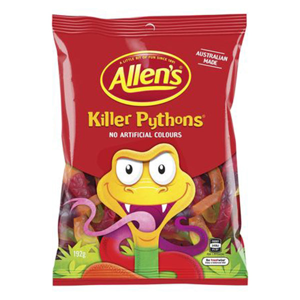 Allens Killer Python 192g - 12 Packs - Aussie Variety-AU Ancel Online