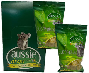 Aussie Drops Eucalyptus 70g - 24 Packs - Aussie Variety-AU Ancel Online