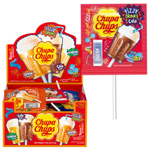 Chupa Chups Fizzy Drinks 15g - 45 Lollipops Pack - Aussie Variety-AU Ancel Online