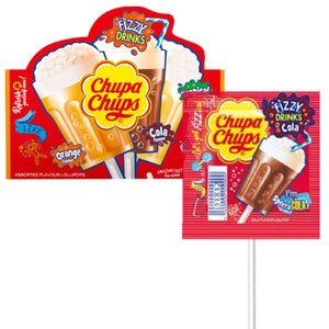 Chupa Chups Fizzy Drinks 15g - 45 Lollipops Pack - Aussie Variety-AU Ancel Online