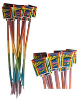 Giant Rainbow Sherbet Straw 13g  - 20 Pack
