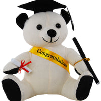 Congratulations Graduation Autograph Bear With Pen 22cm - Aussie Variety-AU Ancel Online