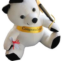 Congratulations Graduation Autograph Bear With Pen 22cm - Aussie Variety-AU Ancel Online
