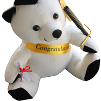 Congratulations Graduation Autograph Bear With Pen 22cm - Aussie Variety-AU Ancel Online