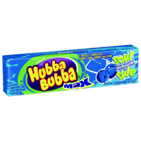 Hubba Bubba Max Sour Blue Raspberry 40g x 18 Packs (USA)
