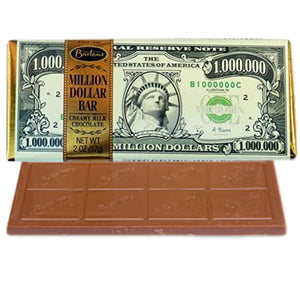 Bartons Million Dollar Bar 57g x 12 Creamy Milk Chocolate (USA)