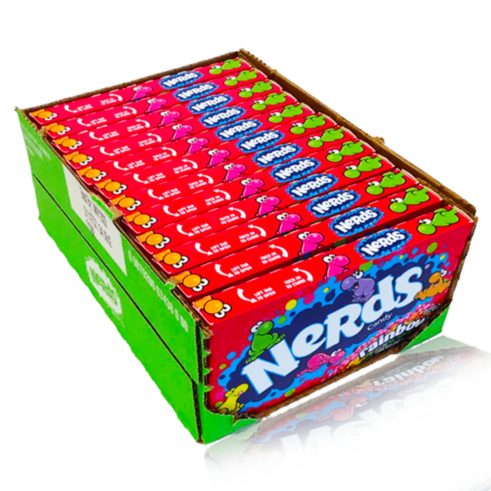 Nerds Rainbow 141g Box Theatre Box - 12 Box Pack American Candy