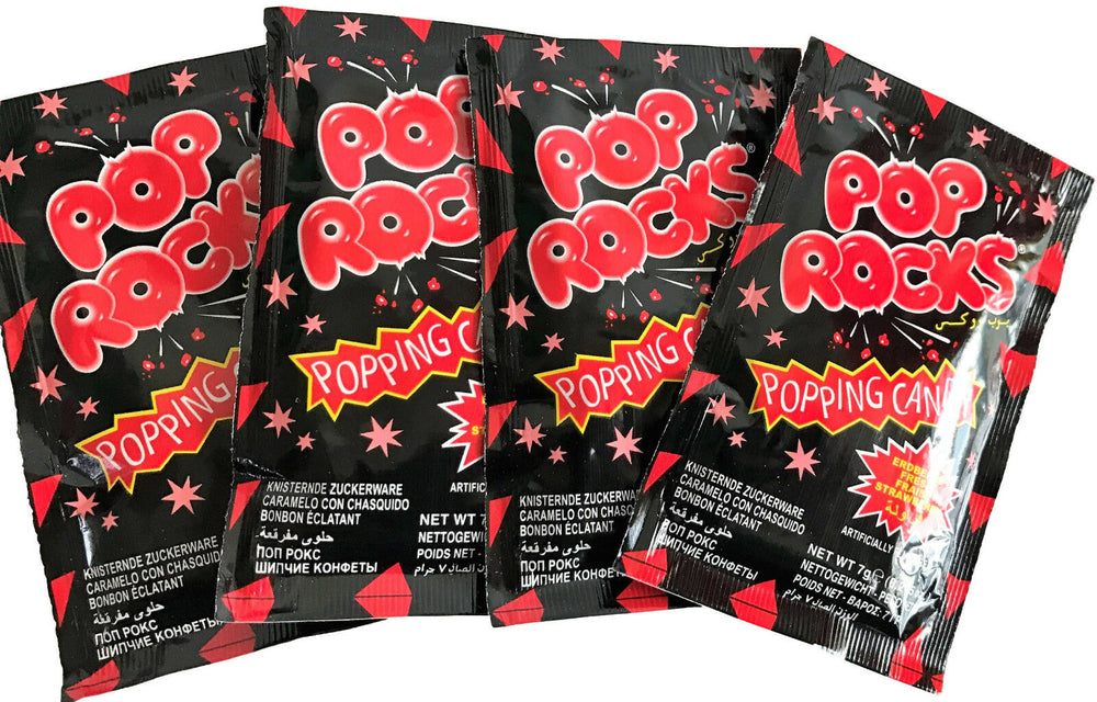 Pop Rock Strawberry Popping Candy x 20 Pack - Aussie Variety-AU Ancel Online