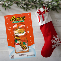 Large Snowman Reese's Milk Chocolate And Peanut Butter Snowman 141g