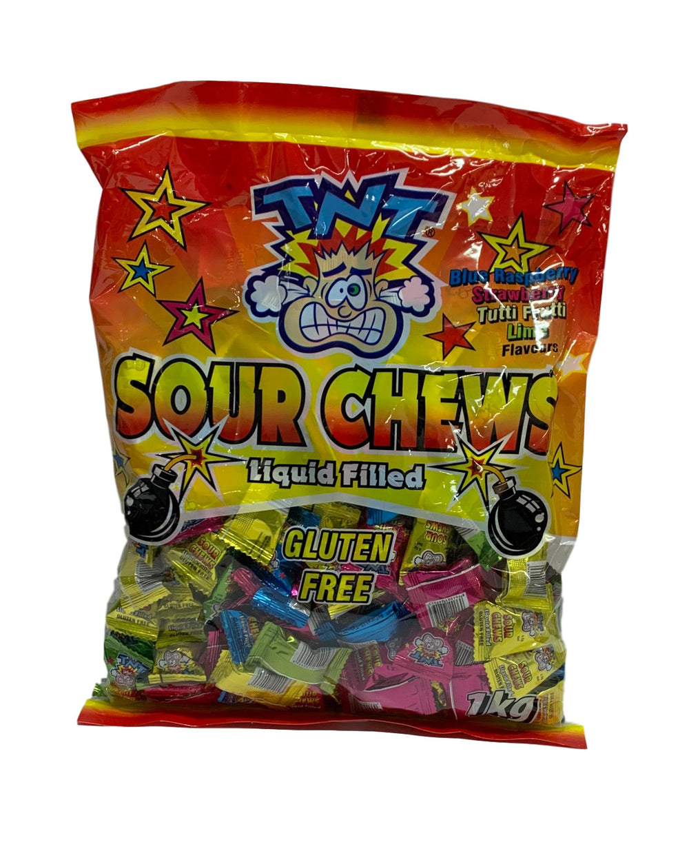 TNT Sour Chews - 1kg (220 Pieces) - Aussie Variety-AU Ancel Online