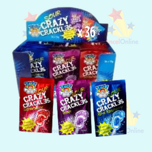 TNT Sour Crazy Crackles 10g - 36 Pack