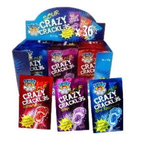 TNT Sour Crazy Crackles 10g - 36 Pack