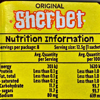 Wizz Fizz Original Sherbet 12.5g - 50 Packs