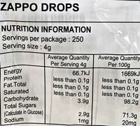 Zappo Drops 4g - 50 Piece Pack - Aussie Variety-AU Ancel Online
