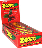 Zappo Chews Raspberry 26g - 60 Pack - Aussie Variety-AU Ancel Online
