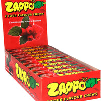 Zappo Chews Raspberry 26g - 60 Pack - Aussie Variety-AU Ancel Online