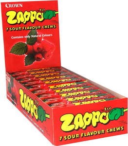 Zappo Chews Raspberry 26g - 60 Pack - Aussie Variety-AU Ancel Online