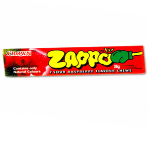 Zappo Chews Raspberry 26g - 60 Pack - Aussie Variety-AU Ancel Online