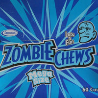 Zombie Chews Sour Blue Raspberry 28g - 60 Bar Pack - Aussie Variety-AU Ancel Online
