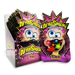 Aftershocks Popping Candy Grape 9.3g x 24 Packs