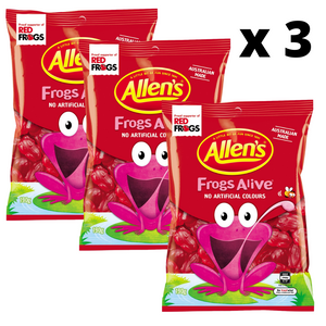 Allens Frogs Alive 190g - 3 Packs - Aussie Variety-AU Ancel Online