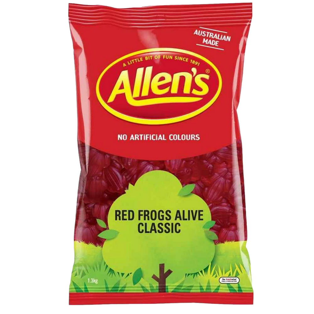 Allens Frogs Alive Red - 1.3 kg - Aussie Variety-AU Ancel Online