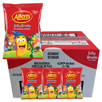 Allens Jelly Beans 190g - 12 Packs - Aussie Variety-AU Ancel Online
