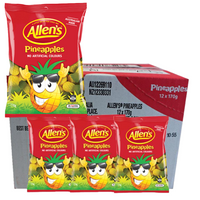 Allens Pineapple 170g - 12 Pack - Aussie Variety-AU Ancel Online