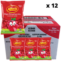 Allens Ripe Raspberries 190g - 12 Pack - Aussie Variety-AU Ancel Online
