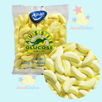 Allseps Aussie Glucose Banana Lollies 500g