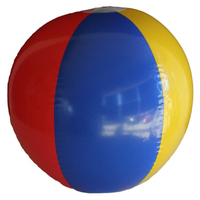 Inflatable Rainbow Beach Ball 25cm Pack of 12 Hand Inflatable Air Pump Included