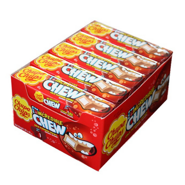 Chupa Chups Incredible Chew Cola 45g x 20 Packs - Aussie Variety-AU Ancel Online