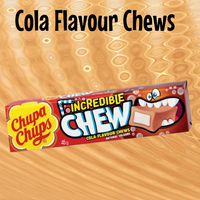 Chupa Chups Incredible Chew Cola 45g x 20 Packs - Aussie Variety-AU Ancel Online