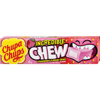 Chupa Chups Incredible Chew Strawberry 45g x 20 Packs - Aussie Variety-AU Ancel Online
