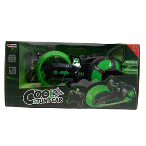 Cool Stunt Car 360 Degree Spin Radio Control (Green)