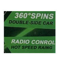 Cool Stunt Car 360 Degree Spin Radio Control (Green)