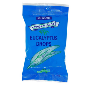 Johnsons Eucalyptus Drops Sugar Free 50g - 24 Pack - Aussie Variety-AU Ancel Online