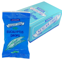 Johnsons Eucalyptus Drops Sugar Free 50g - 24 Pack - Aussie Variety-AU Ancel Online