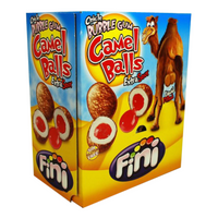 Fini Camel Balls 5g Liquid Filled Extra Sour Bubble Gum - 200 Pack - Aussie Variety-AU Ancel Online

