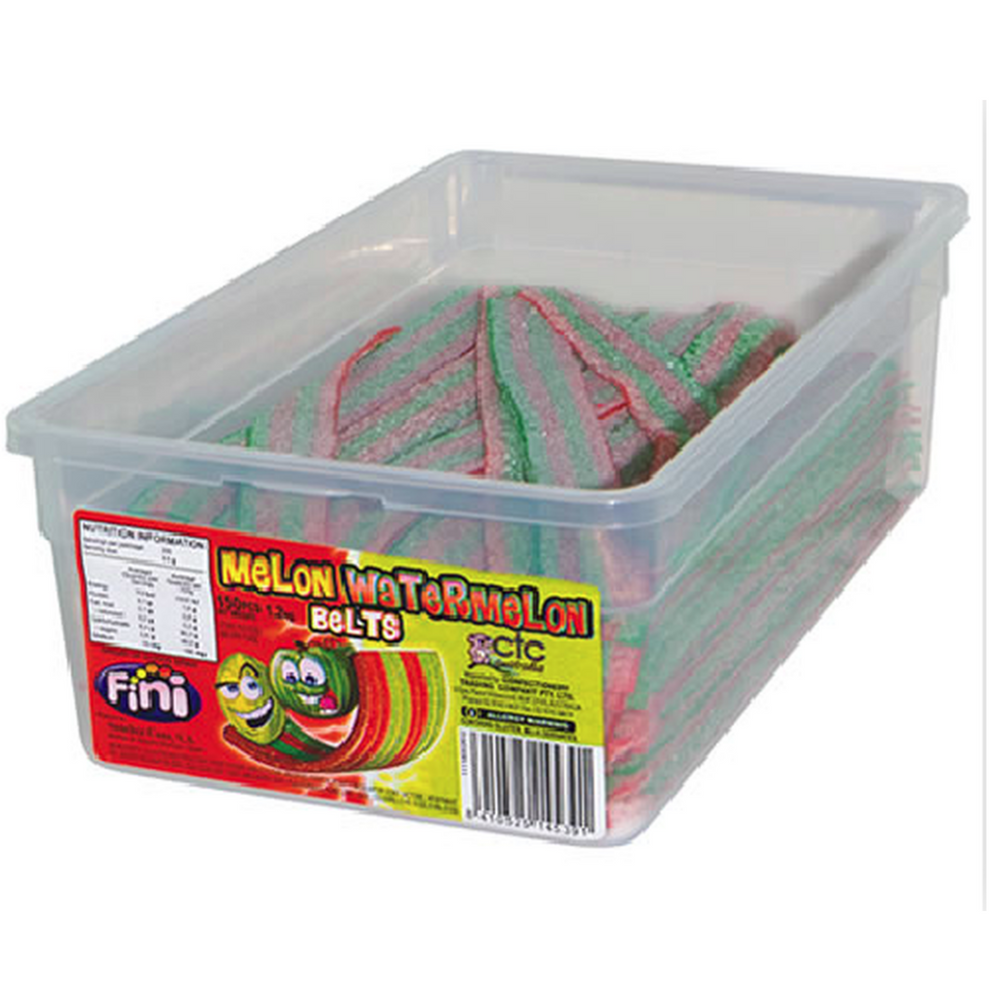 Fini Melon Watermelon Belts 1.2kg (approx 150 straps) - Aussie Variety-AU Ancel Online