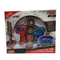 Fury Blades Battle Tops Play Set With Launcher Tops And Battle Stadium