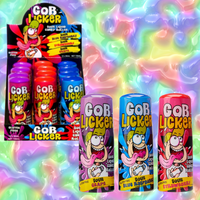 Gob Licker Sour Liquid Candy Roller 60ml x 12 Piece Pack (Assorted Flavour) - Aussie Variety-AU Ancel Online
