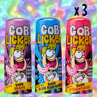 Gob Licker Sour Liquid Candy Roller 60ml x 3 Piece Pack (Assorted Flavour) - Aussie Variety-AU Ancel Online
