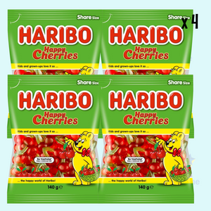 Haribo Happy Cherries 142g - 4 Pack - Aussie Variety-AU Ancel Online