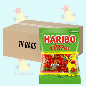 Haribo Happy Cherries 142g -14 Pack - Aussie Variety-AU Ancel Online