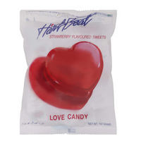 Heartbeat Jumbo Love Candy Strawberry Flavour 6g x 50 Piece Pack - Aussie Variety-AU Ancel Online
