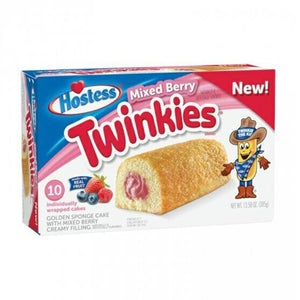 Hostess Mixed Berry Twinkies 10 Cakes 385g (American Snack)