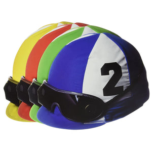 Jockey Helmet Cutouts 4 Piece 36cm Melbourne Cup Derby Wall Decoration
