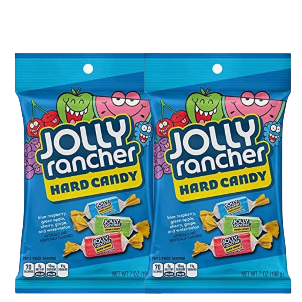 Jolly Rancher Hard Candy 198g - 2 Bag Pack American Candy